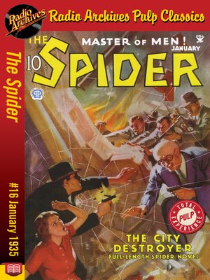 cover image of The Spider #16